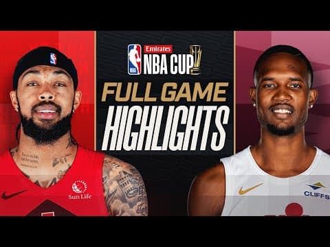 RAPTORS at CAVALIERS | EMIRATES NBA CUP 🏆 | FULL GAME HIGHLIGHTS | October 31, 2025