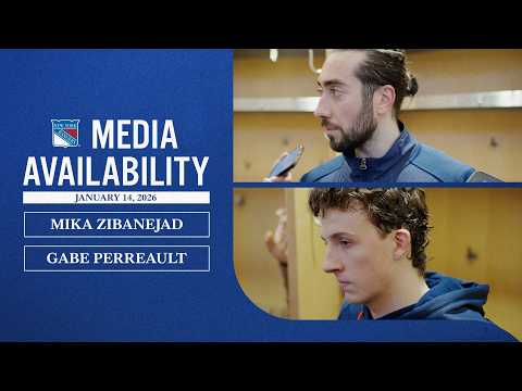 NYR vs OTT: M. Zibanejad & G. Perreault Postgame Media Availability | Jan. 14, 2026