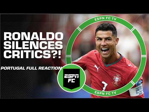 ESPN FC reacts to Cristiano Ronaldo scoring brace in Portugal’s win | ESPN FC