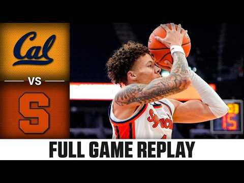 Cal vs. Syracuse Full Game Replay | 2025-26 ACC Men's Basketball