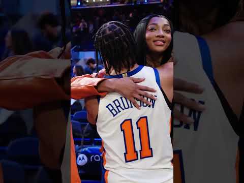 game recognizes game 🤝 #jalenbrunson #nba #wnba #basketball #angelreese #paigebueckers