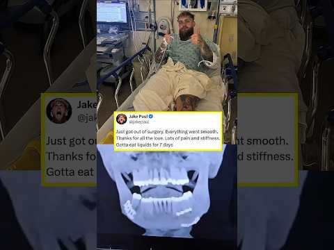 Jake Paul UPDATE on broken jaw after surgery😭