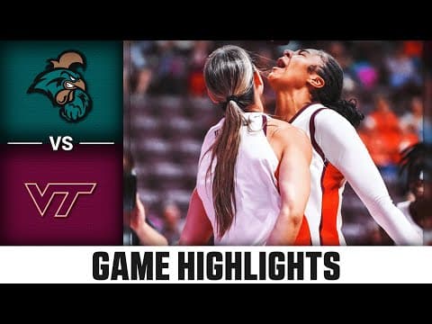 Coastal Carolina vs. Virginia Tech Game Highlights | 2025-26 ACC Women's Basketball