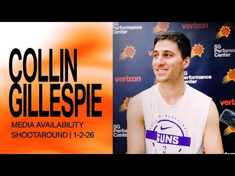 Collin Gillespie Phoenix Suns Shootaround Media Availability | 1-2-26