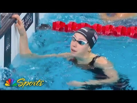 Gretchen Walsh unstoppable in 100m individual medley win at Toronto World Cup | NBC Sports