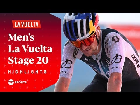 BOLA DEL MUNDO SHOWDOWN! 🤩 | 2025 Men's La Vuelta Stage 20 Race Highlights | TNT Sports Cycling