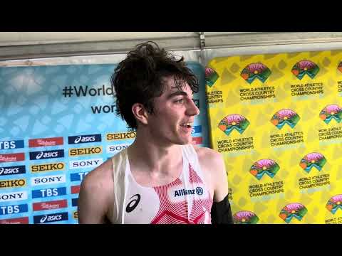 Belgium’s Willem Renders after taking 11th at 2026 World Cross Country Championships