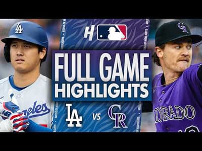 Los Angeles Dodgers vs Colorado Rockies - FULL GAME HIGHLIGHTS 🔥 April 18, 2026 MLB Season