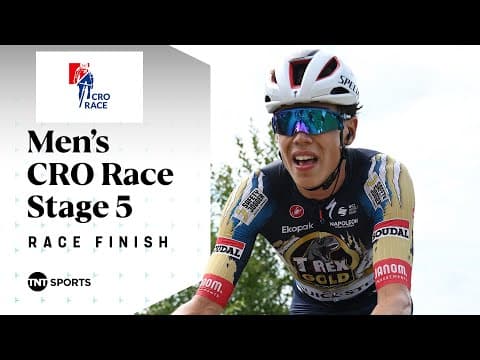 ANOTHER WIN! 🤩 | 2025 Men's CRO Race Stage 5 Final KM’s | TNT Sports Cycling