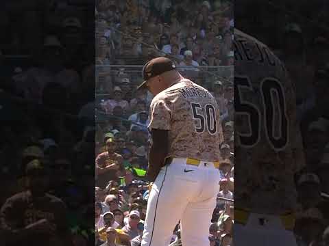 Adrian Morejon escapes the bases-loaded jam with a strikeout!