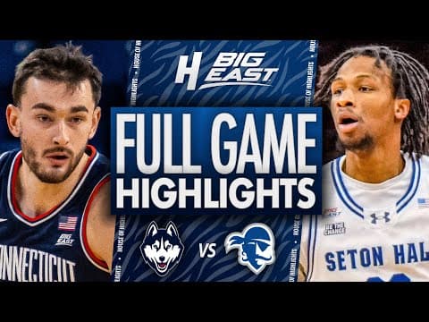 Uconn vs Seton Hall - FULL GAME HIGHLIGHTS | January 13, 2026 | BIG EAST College Basketball