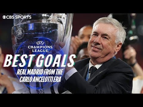 BEST UCL GOALS for Real Madrid in the CARLO ANCELOTTI ERA | Cristiano Ronaldo, Viní Jr. and MORE 🏆