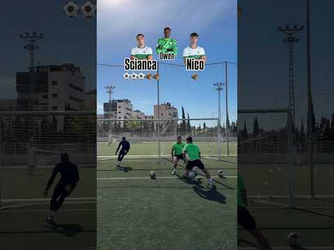 1vs1 con Scianca, Nico y Owen 💥| Reto de fútbol  #futbol