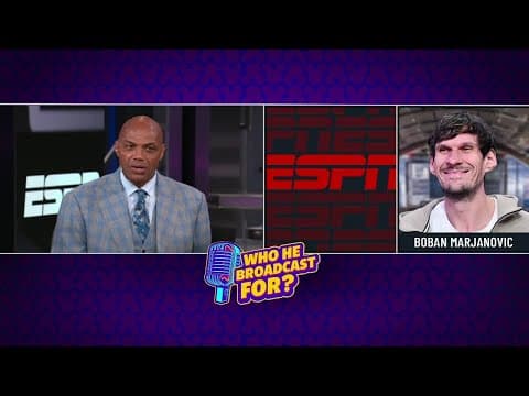Charles Barkley plays 'Who He Broadcast For?' on Inside The NBA's ESPN debut 🤣