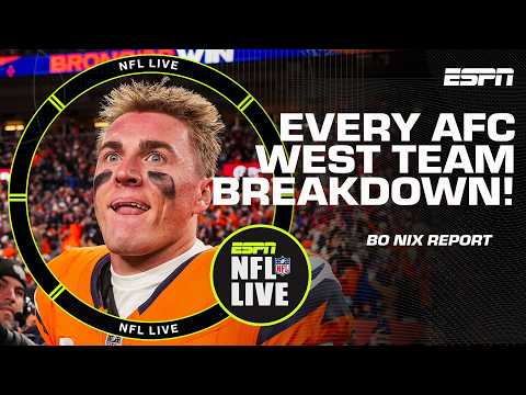 Will Bo Nix participate in ANY PRACTICE before training camp? 👀 AFC WEST PREVIEWS | NFL Live