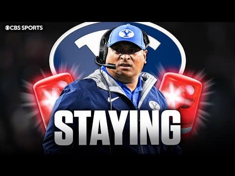 Kalani Sitake expected to STAY at BYU | Who is Penn State going to hire as head coach? 🤔