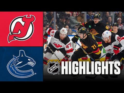 Devils vs. Canucks | NHL Highlights | January 23, 2026