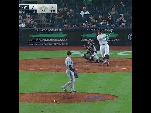 🚨 AARON JUDGE TIES BABE RUTH'S FOUR 50+ HR SEASON RECORD