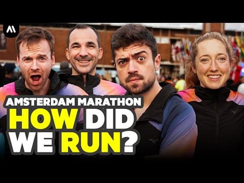 Amsterdam Marathon recap with Mizuno