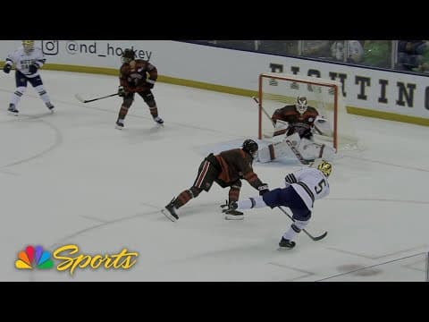 St. Lawrence vs. Notre Dame | COLLEGE HOCKEY HIGHLIGHTS | 10/16/25 | NBC Sports