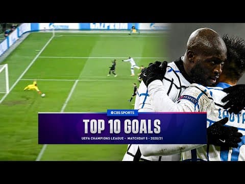 UCL Top 10 Goals of Matchday 5 - 2020/21 | CBS Sports Golazo