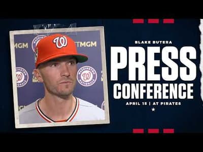 Blake Butera Press Conference | Nationals at Pirates | April 15, 2026