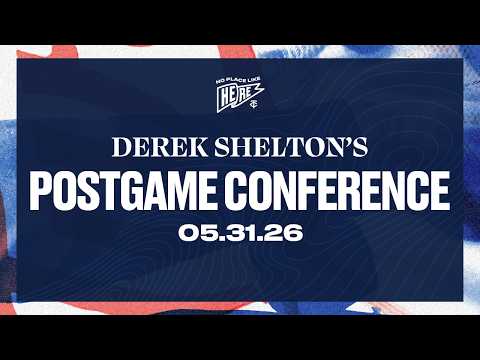 Derek Shelton - Postgame Conference 5/31/2026