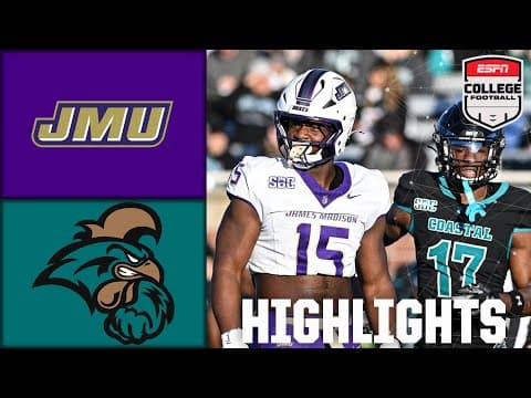 James Madison Dukes vs. Coastal Carolina Chanticleers | Full Game Highlights | ESPN College Football