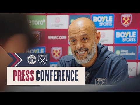 "We'll Have To Be At Our Best To Beat Them" | Nuno's Press Conference | Manchester United v West Ham