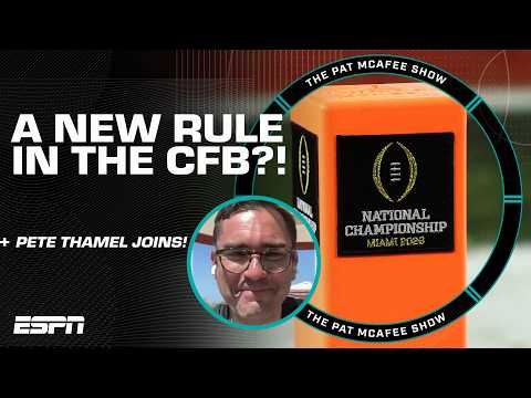 A new punting rule in college football?! Pete Thamel gives the inside scoop | The Pat McAfee Show