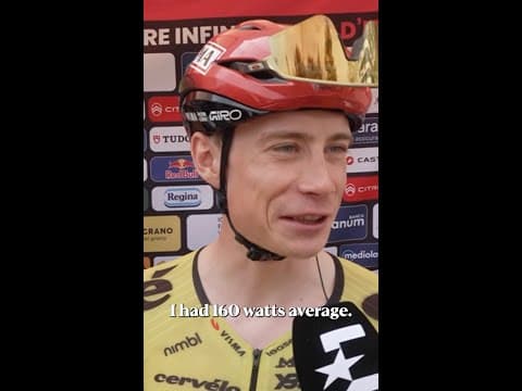 Stage One was just a rest day for Jonas Vingegaard 😎