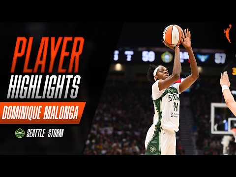 Dominique Malonga Explodes for Career-High 37 Points 🔥 | Wings vs. Storm Highlights