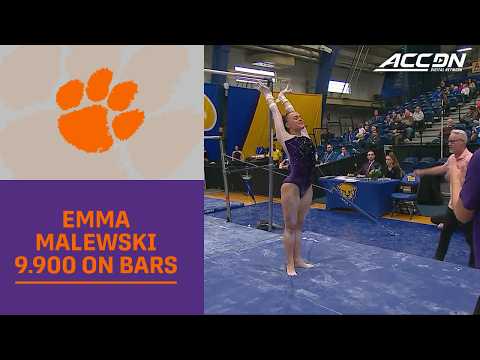 Clemson's Emma Malewsky Ties For 1st On Bars With A 9.900