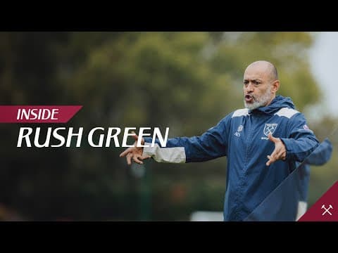 Nuno Takes Charge as Hammers Prepare for Arsenal | Inside Rush Green
