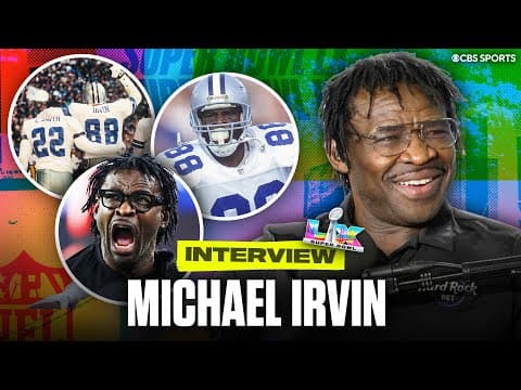 Michael Irvin would take Emmitt Smith over Barry Sanders, picks Super Bowl winner 👀