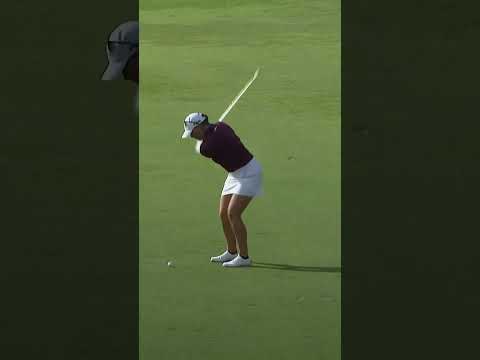 Jennifer Kupcho nearly holes it! ⛳