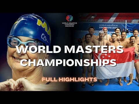 Singapore 2025 World Aquatics Masters Championships | Epic Full Highlights