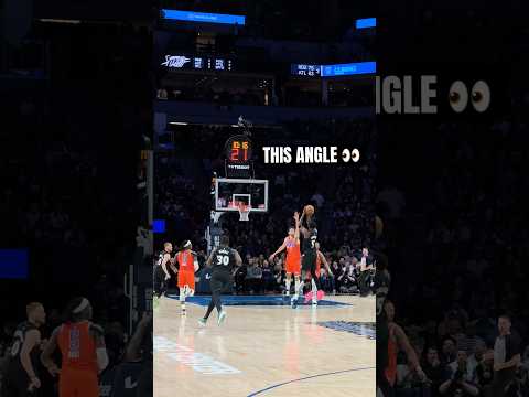 Court-side View of Randle Stealing From Shai and Ant Draining the Triple 🎯