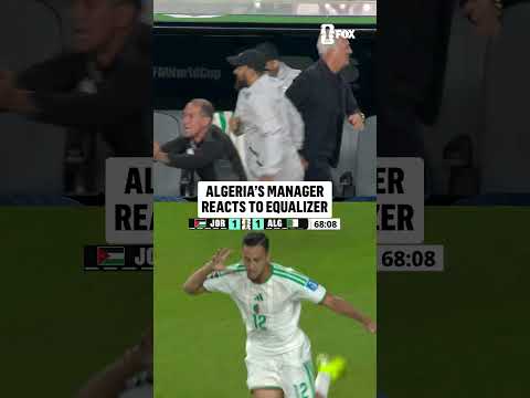 Vladimir Petković was HYPE after Algeria's equalizer