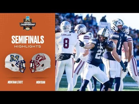 Montana State vs. Montana: 2025 FCS semifinal highlights