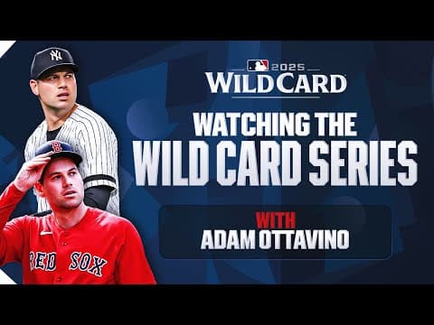 Watching Red Sox-Yankees Wild Card with Adam Ottavino! (Live Watch Party)