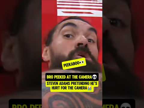 Steven Adams did the LeBron peek😭
