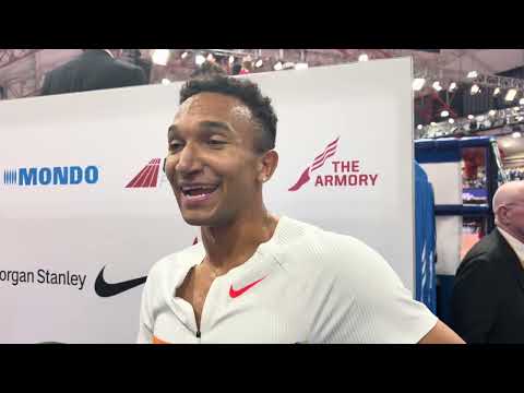 Donavan Brazier happy with effort but not result in Millrose 800 after taking lead early