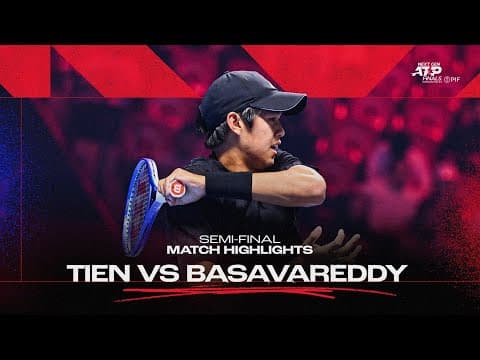 Learner Tien vs Nishesh Basavareddy Highlights | 2025 Next Gen ATP Finals