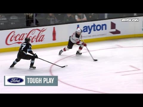 Connor Brown scores a goal against the Utah Mammoth