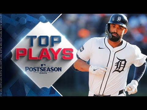 Top MLB Plays of 10/8/25 (Riley Greene hits a go-ahead homer, and MORE!)