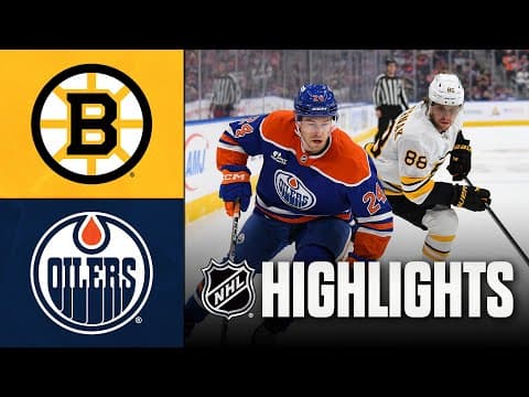 Bruins vs. Oilers | NHL Highlights | December 31, 2025