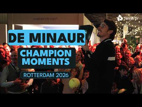 Behind-The-Scenes With Champion De Minaur! | Rotterdam 2026 Highlights