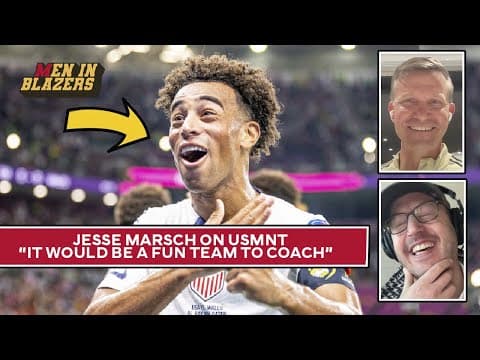 Jesse Marsch Talks Adams, Aaronson, Pulisic & USWC