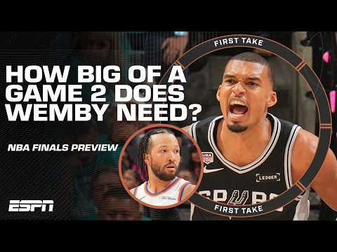 Jalen Brunson or Victor Wembanyama: Who needs a bigger Game 2? | First Take